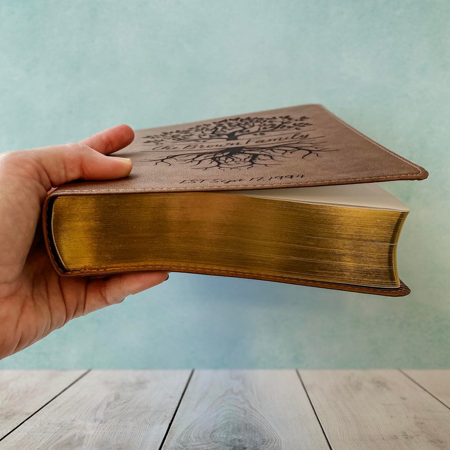 KJV Wide Margin Bible - Family Tree - Personalized