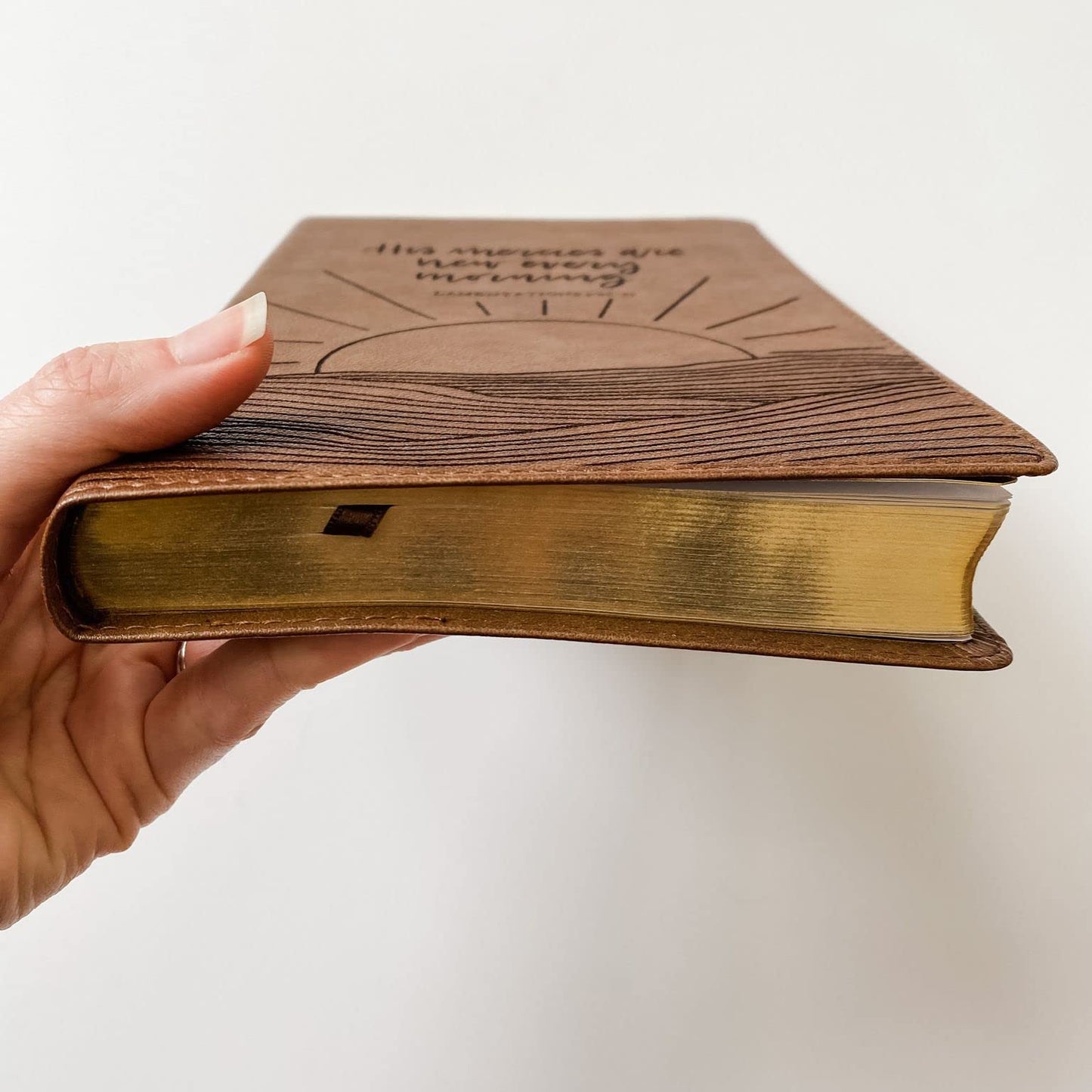 KJV Large Print Bible - His Mercies are New Every Morning - Personalized