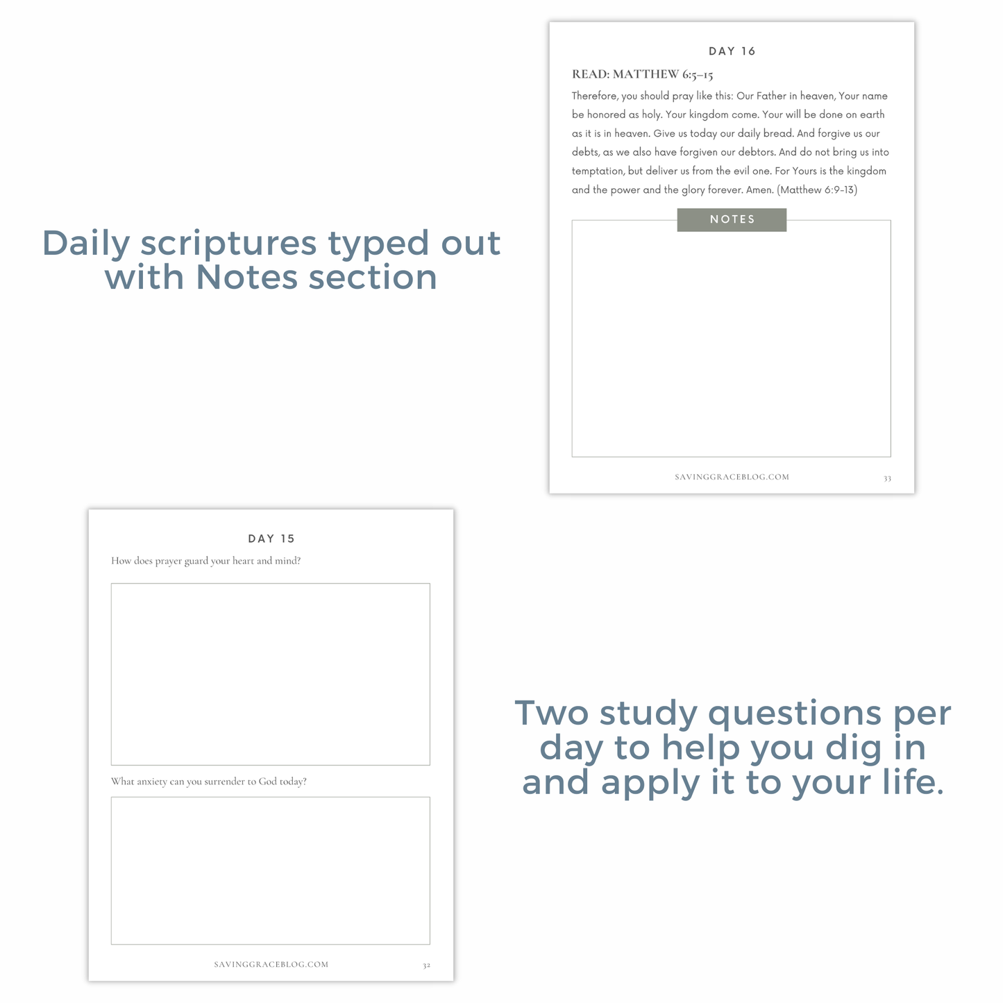 Abide in Me 30-Day Bible Reading Plan + Workbook