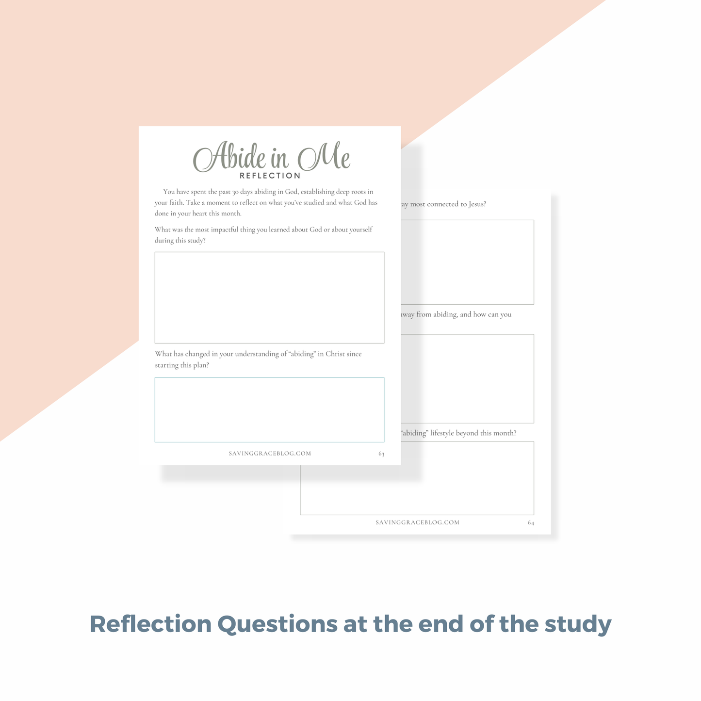 Abide in Me 30-Day Bible Reading Plan + Workbook