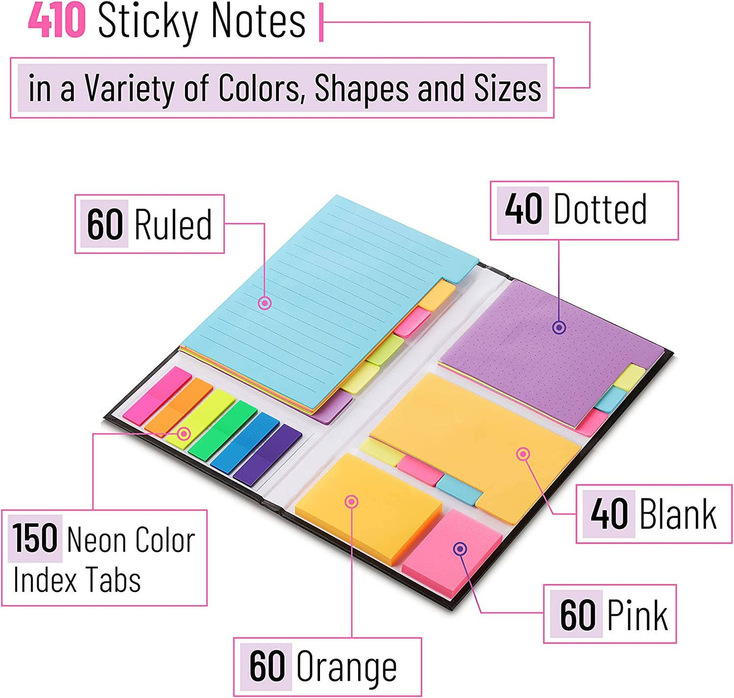 Bright Sticky Notes Bible Journaling Set