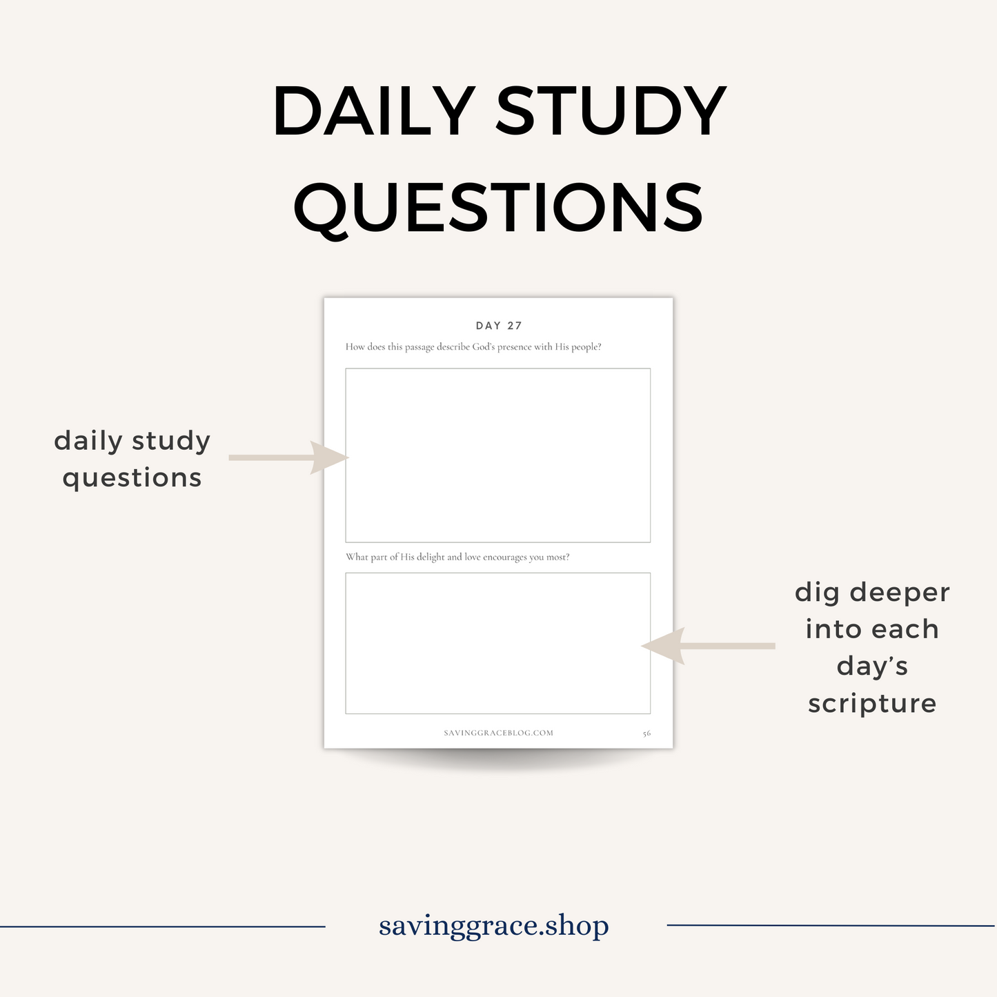 Fear Not 30-Day Bible Reading Plan + Workbook