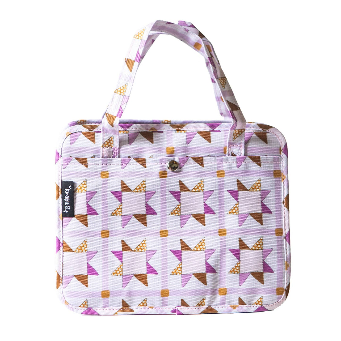Comfort Quilt Purple Bible Carrier Bag
