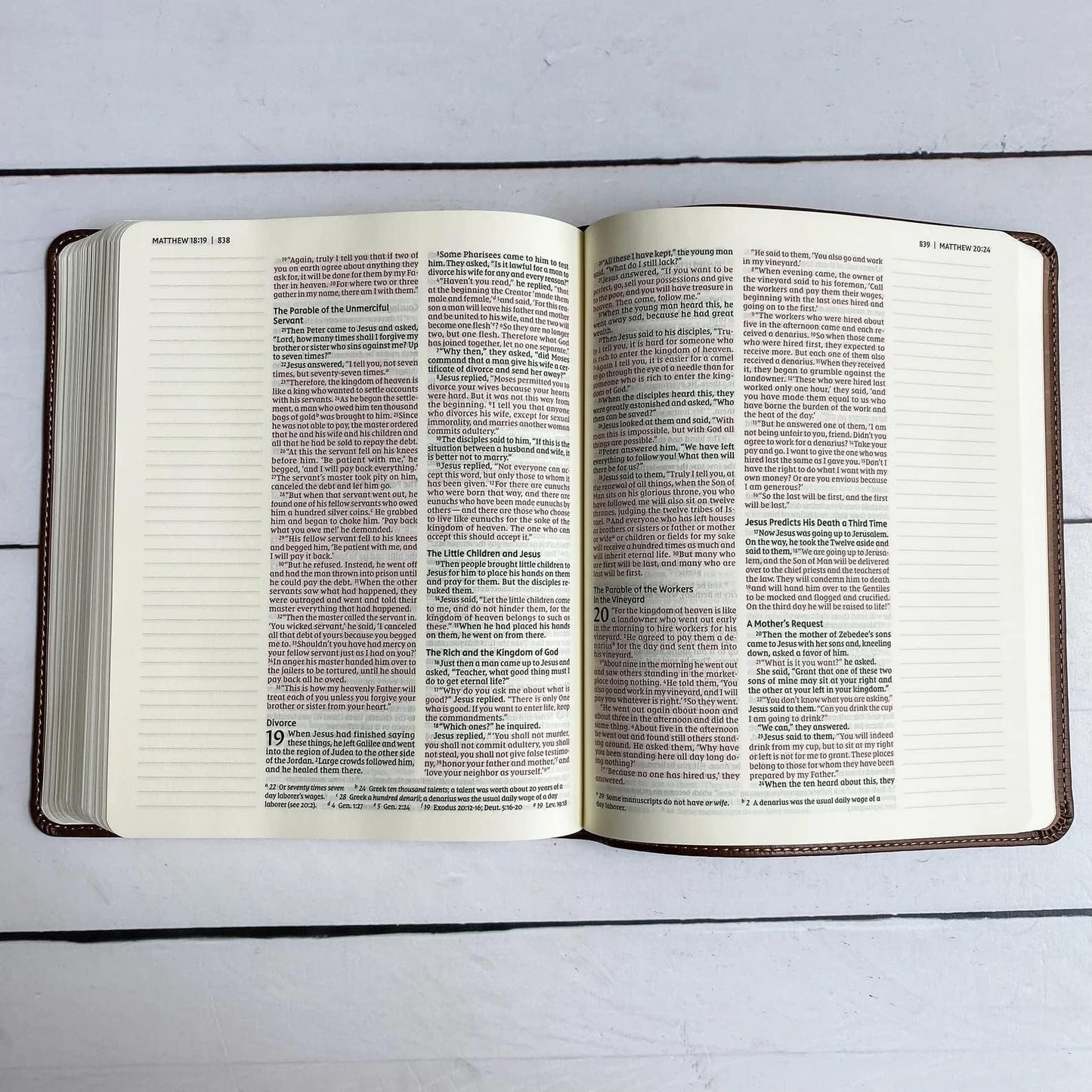 NIV Journaling Bible - Family Tree - Personalized