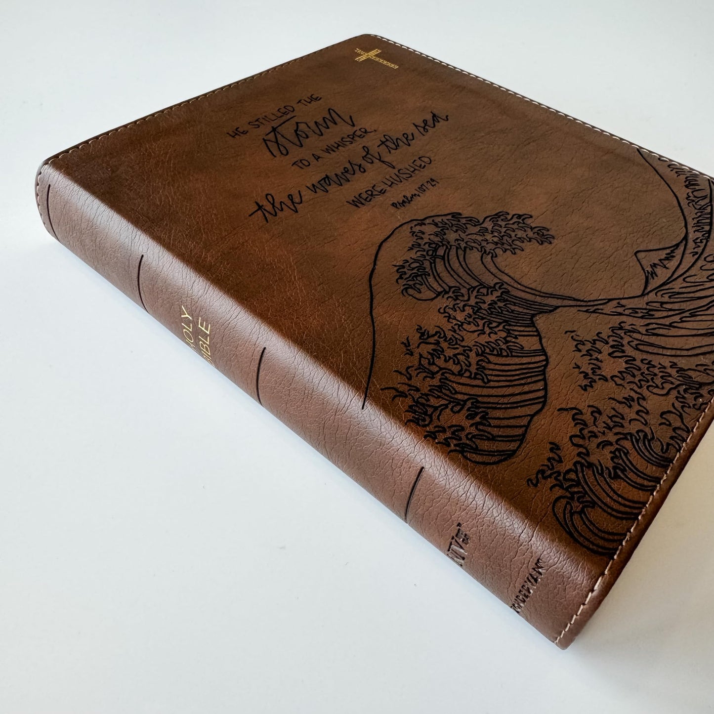 NIV Journaling Bible - He Stilled the Storm - Personalized