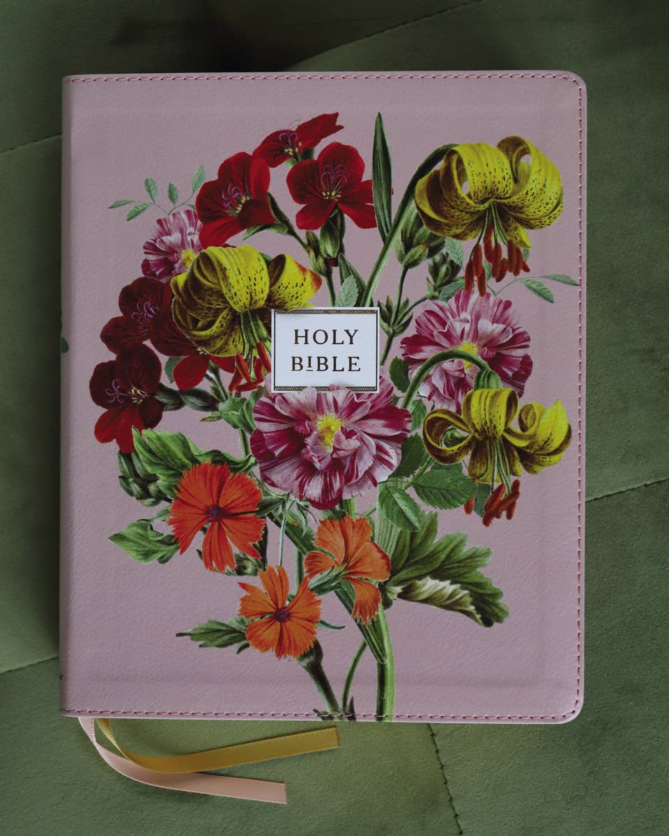 NIV Artisan Collection Bible Leathersoft Blush Floral