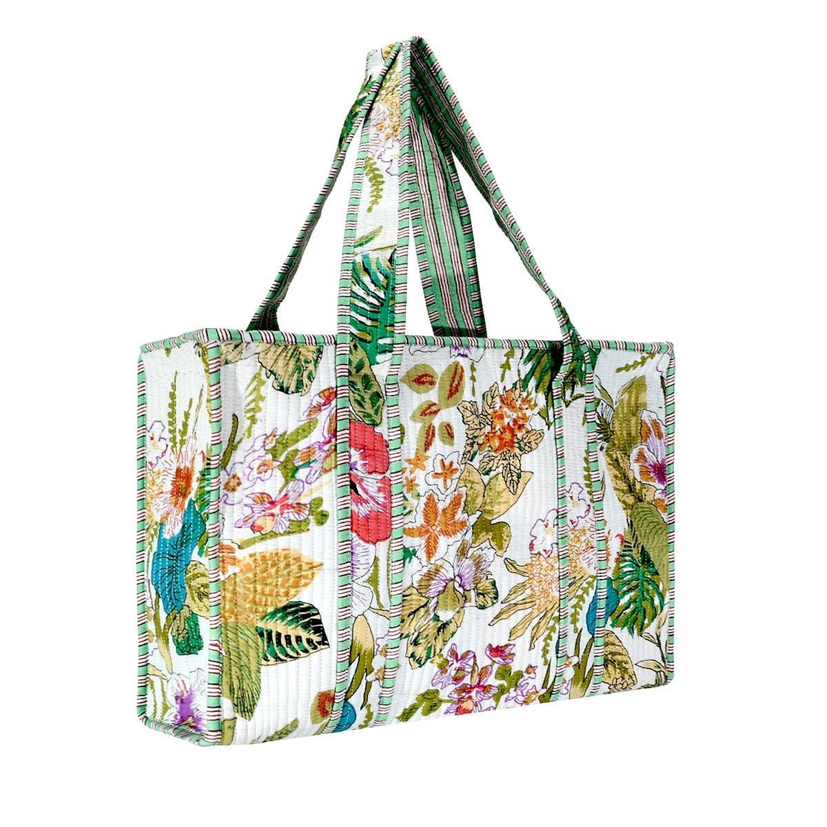 Green Tropical Tote