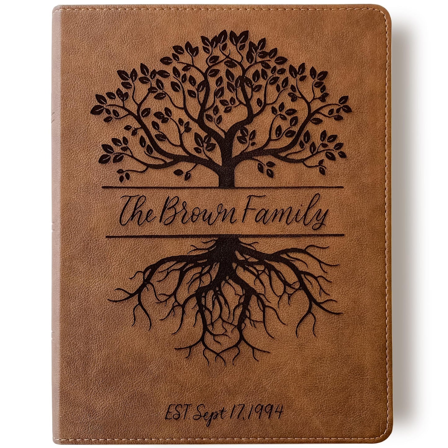 KJV Wide Margin Bible - Family Tree - Personalized