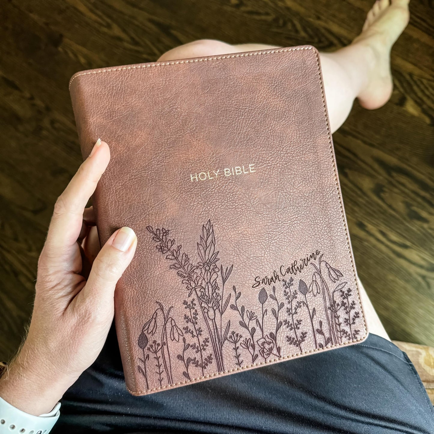 NKJV Journaling Bible - Wildflowers - Personalized