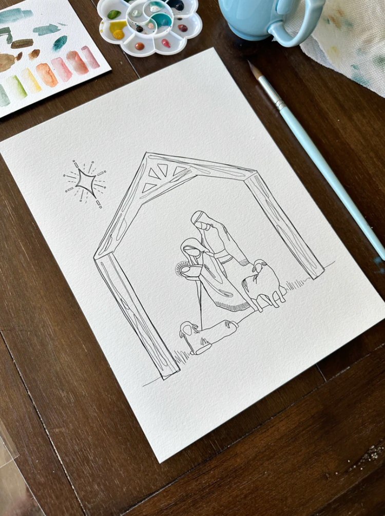 Nativity DIY Painting Kit