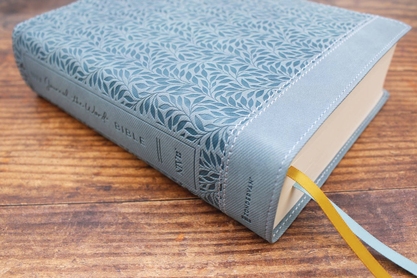 NIV Journal The Word Bible Large Print Leathersoft Teal