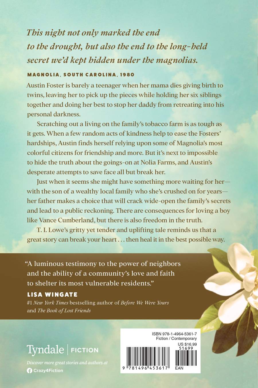 Under the Magnolias by T.I. Lowe