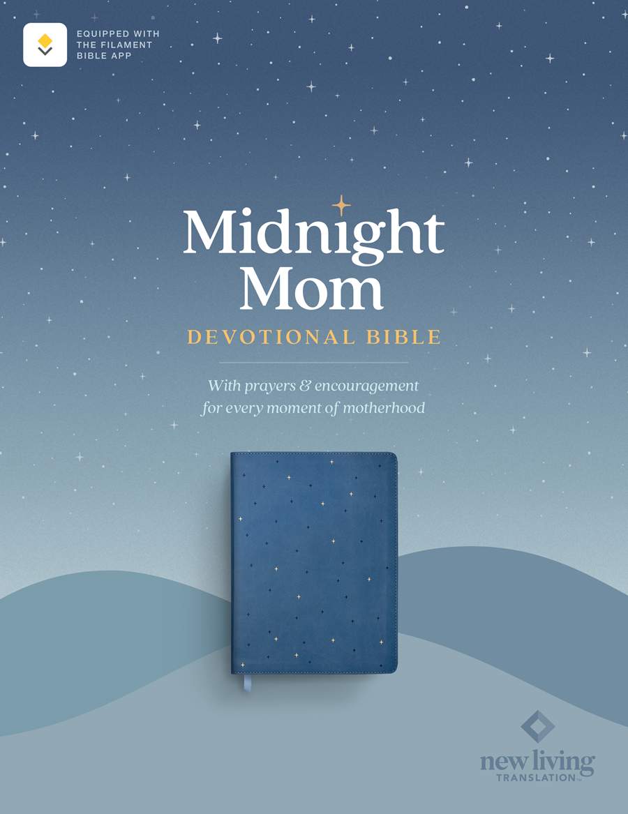 NLT Midnight Mom Devotional Bible