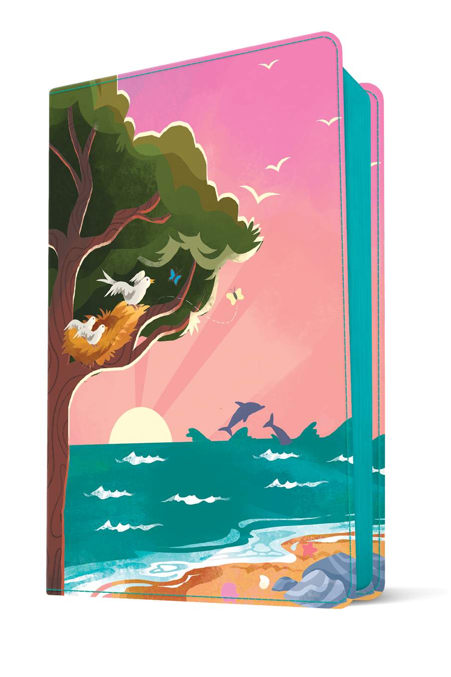 NLT GO Bible for Kids, Beach Sunrise