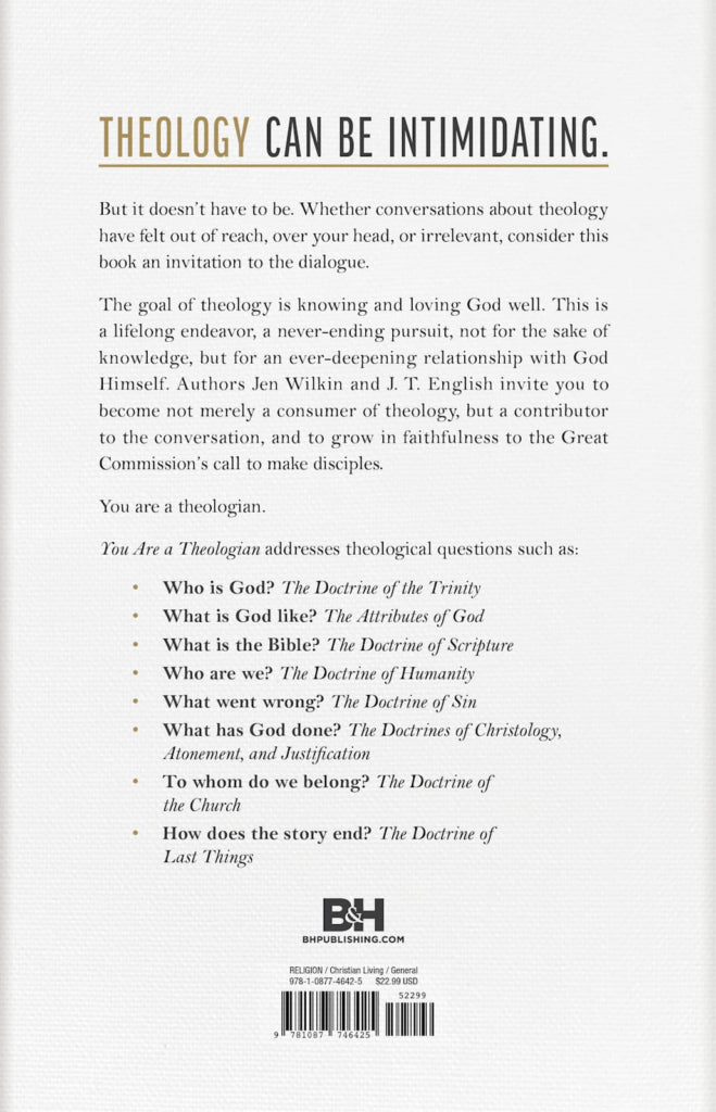 You Are a Theologian by J.T. English, Jen Wilkin