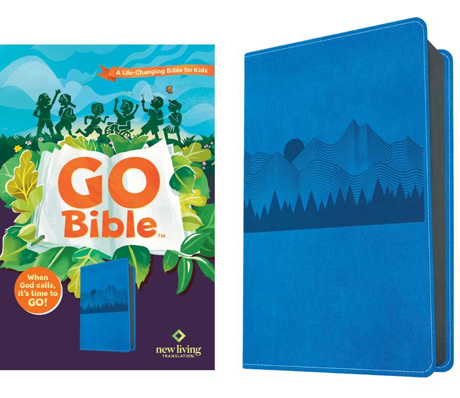 NLT GO Bible for Kids, Blue Mountains
