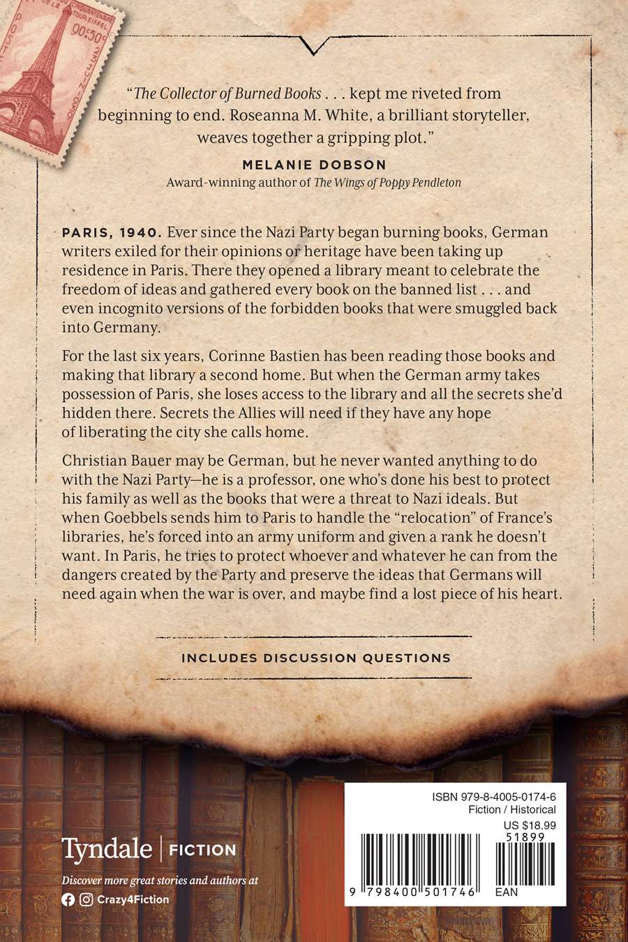 The Collector of Burned Books by Roseanna M. White