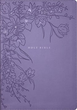NLT Giant Print Bible, Filament Enabled, Lavender Floral