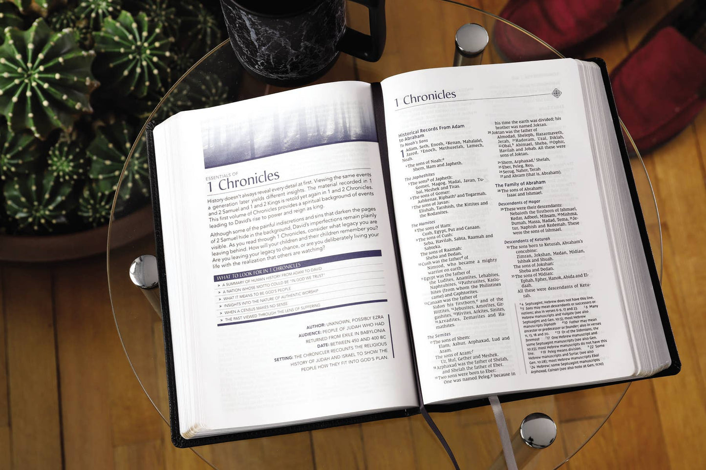 NIV Men's Devotional Bible, Large Print, Leathersoft Black