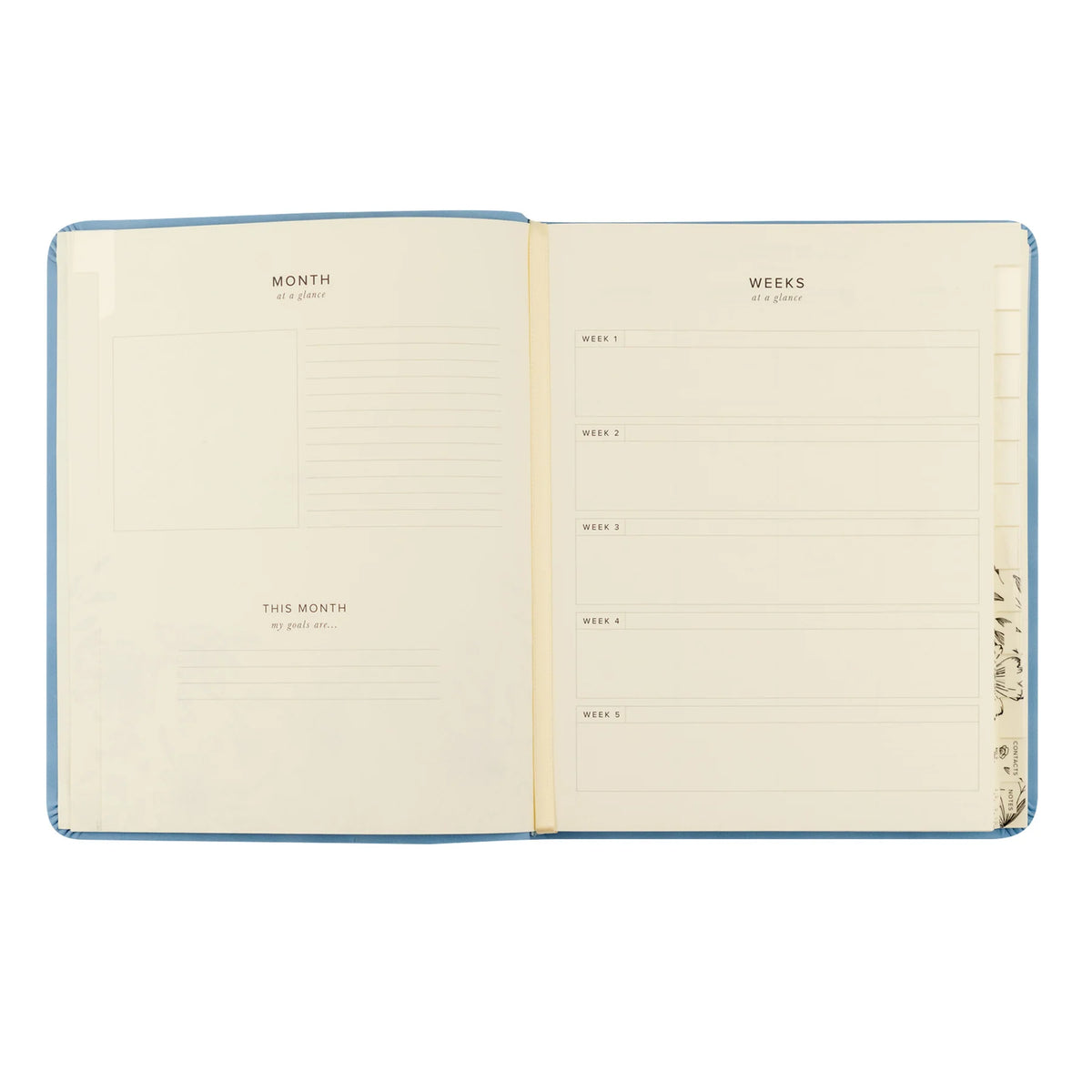 12-Month Undated Planner: Bethany Theme, Layflat
