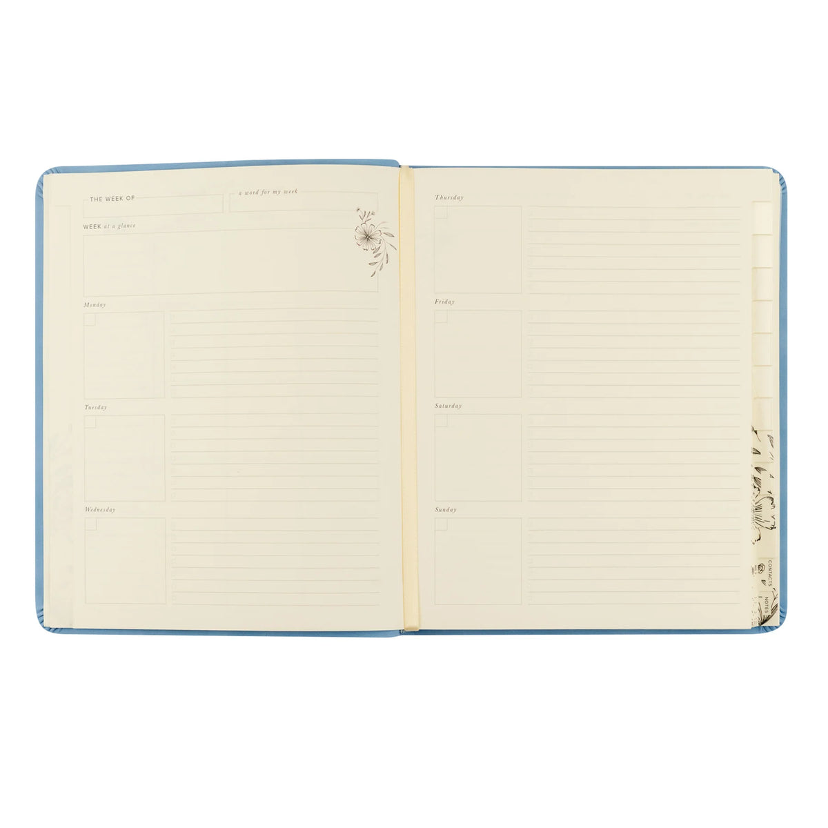 12-Month Undated Planner: Bethany Theme, Layflat