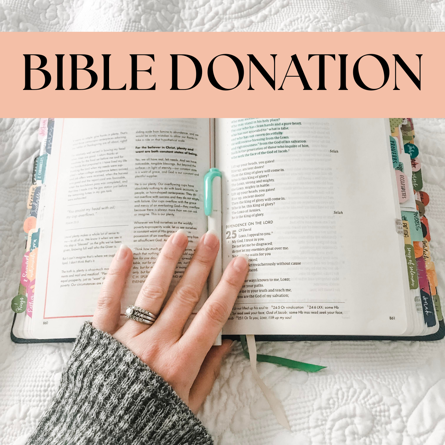 Bible Donation