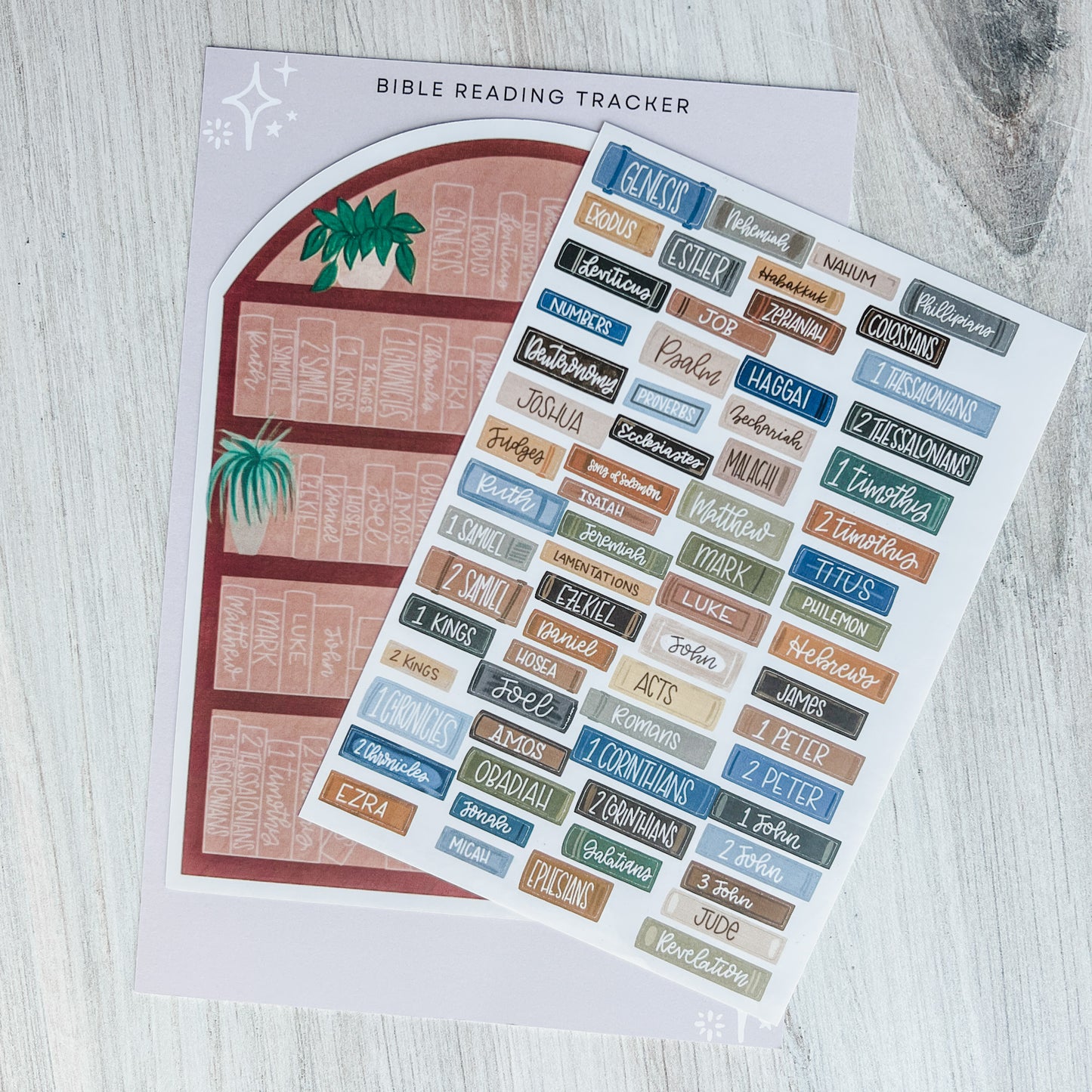 Bible Study Tracker Sticker Set