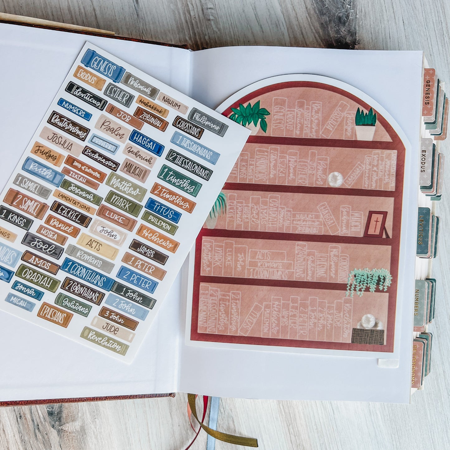 Bible Study Tracker Sticker Set