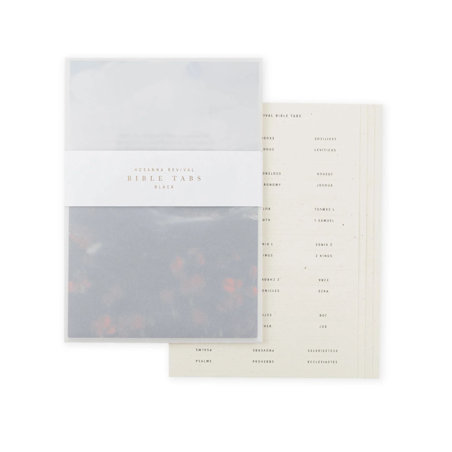 Hosanna Revival Bible Tabs, Black