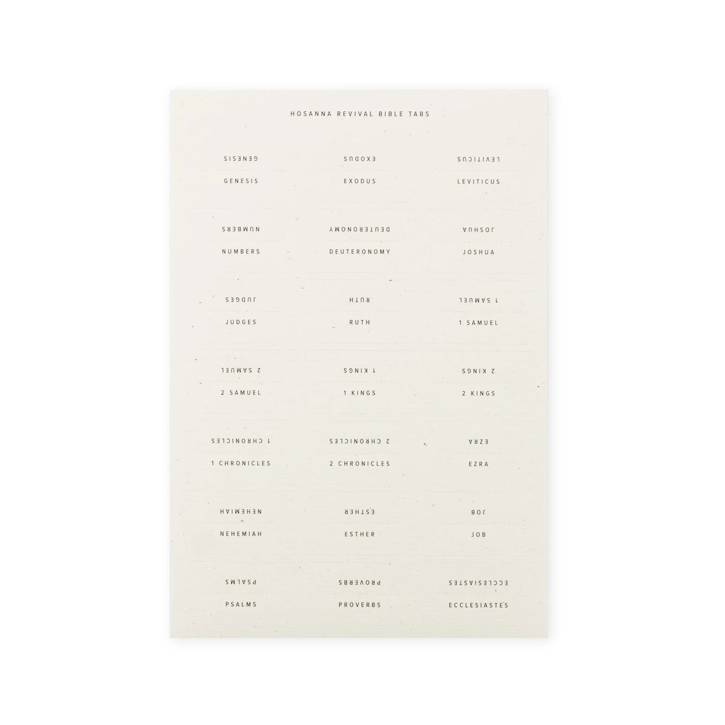 Hosanna Revival Bible Tabs, Black