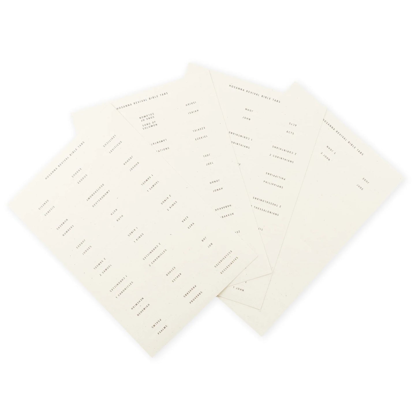 Hosanna Revival Bible Tabs, Black