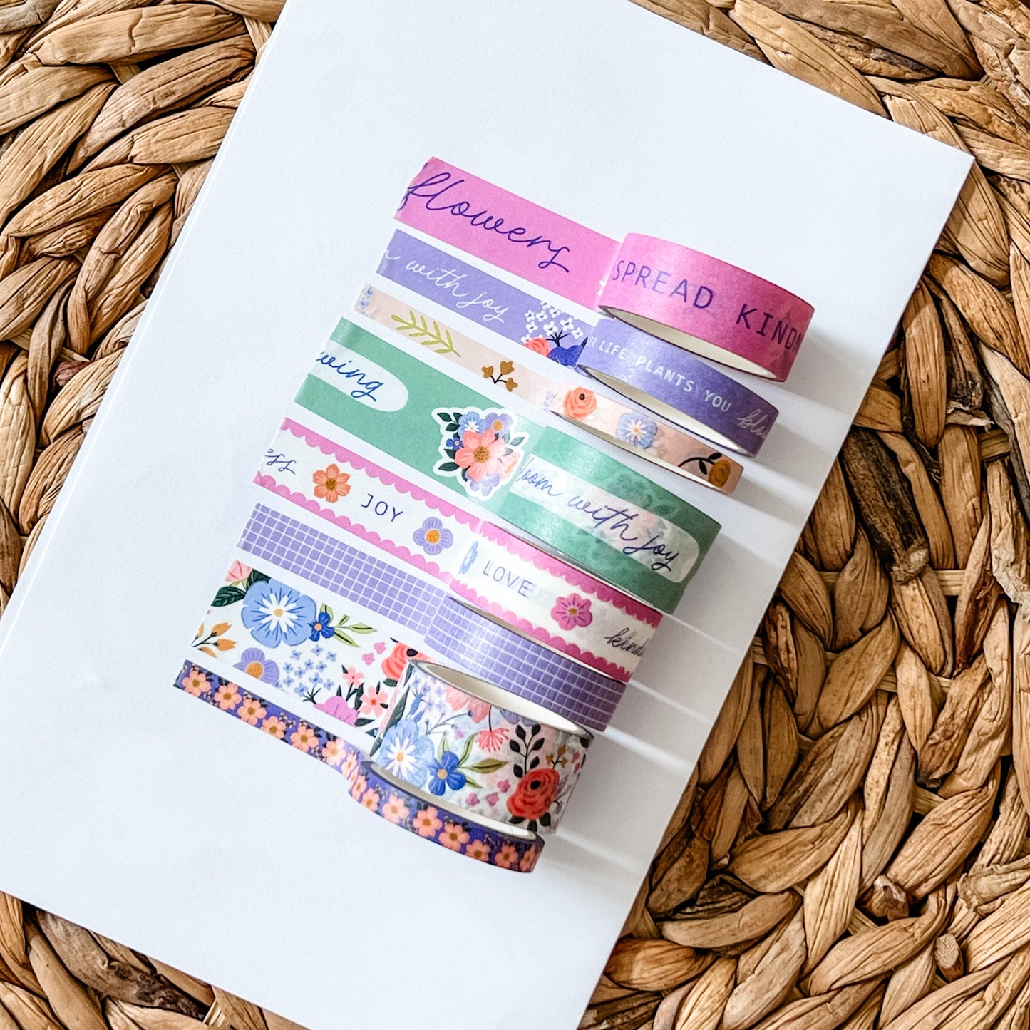 Blooms of Joy Washi Tape Set