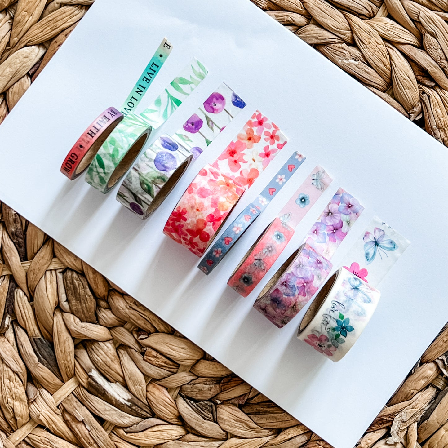 Blossoms of Blessings Washi Tape Set