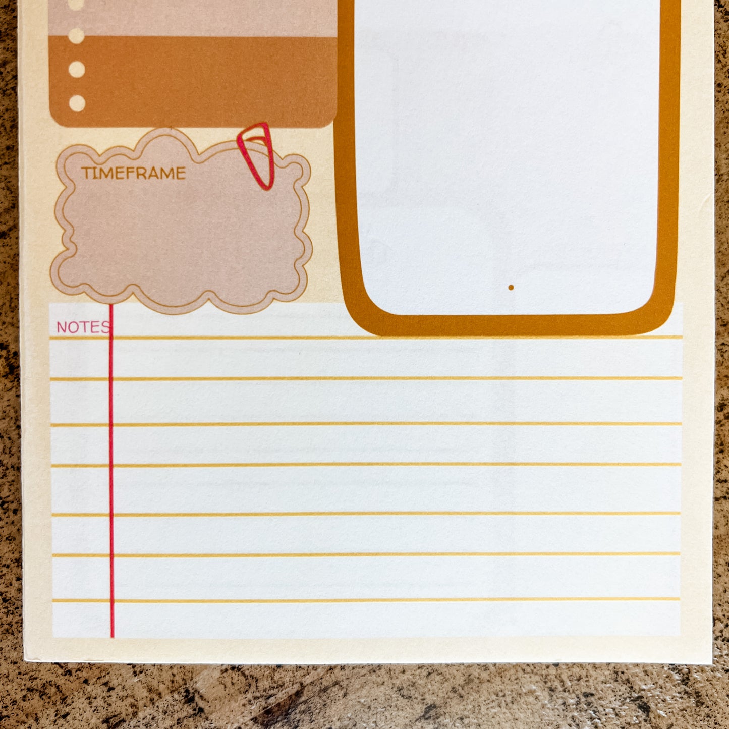 Boho Bible Character Study Double-Sided 5x7 Notepad