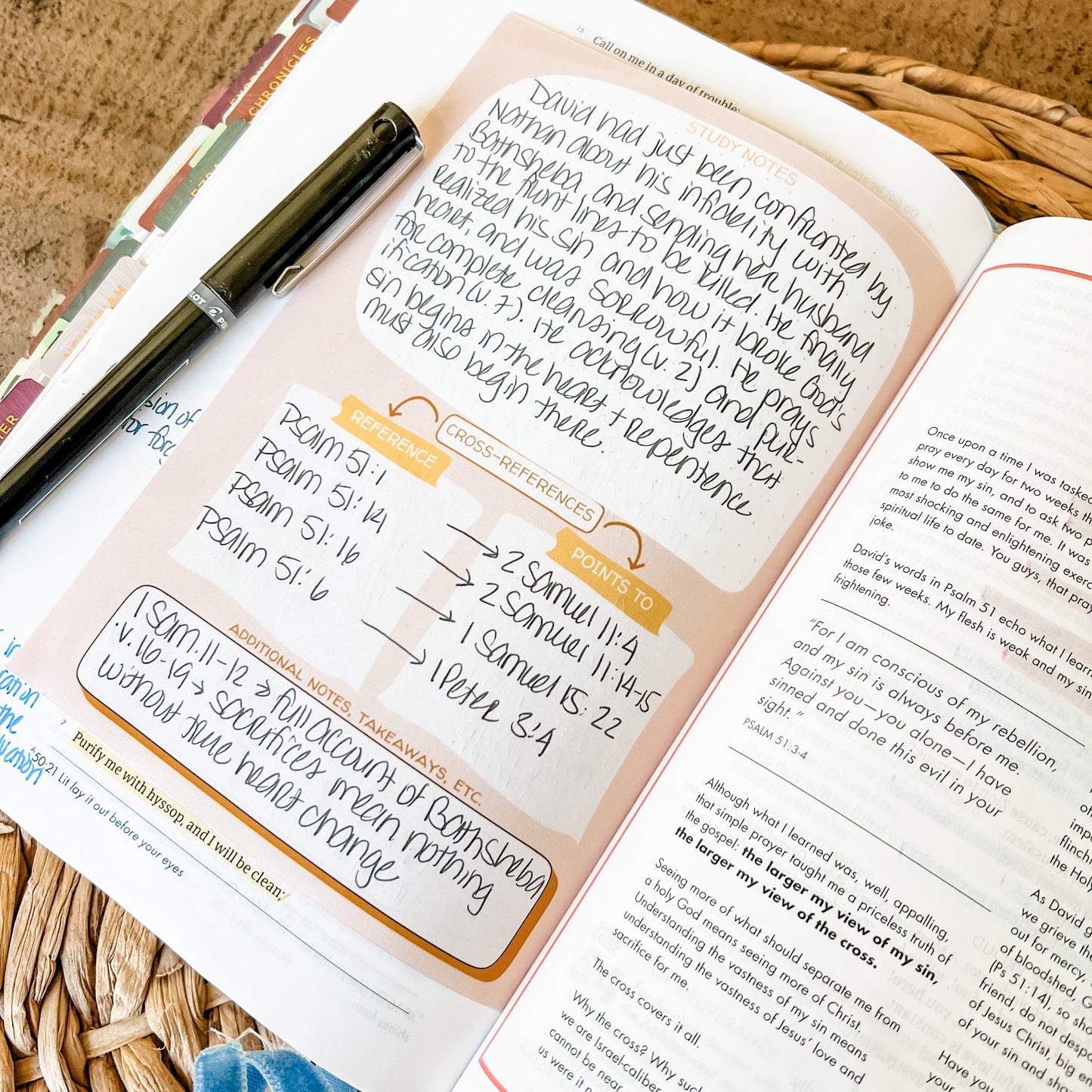 Boho Bible Study Double-Sided 5x7 Notepad