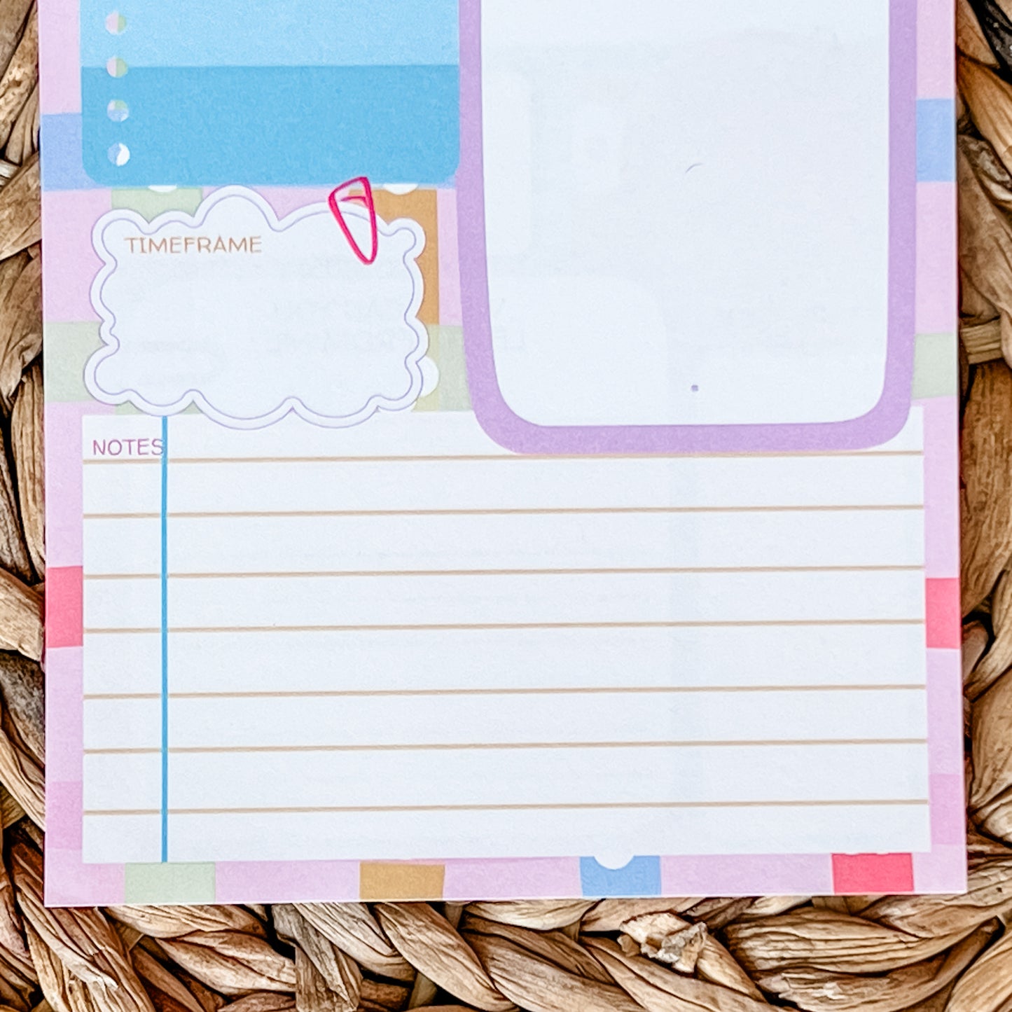 Bright Bible Character Study Double-Sided 5x7 Notepad