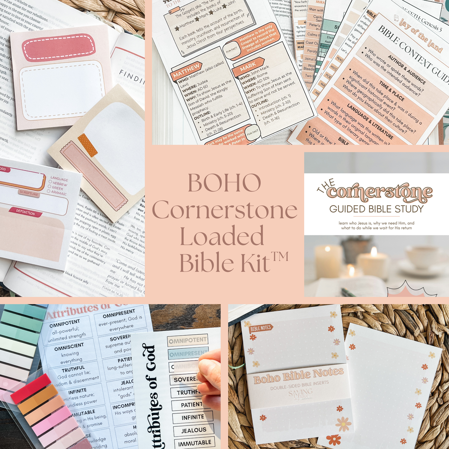 Boho Cornerstone Loaded Bible Kit™️