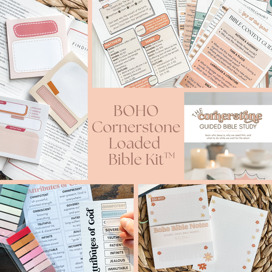 Boho Cornerstone Loaded Bible Kit™️