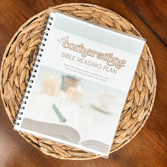 The Cornerstone 40-Day Bible Reading Plan + Workbook