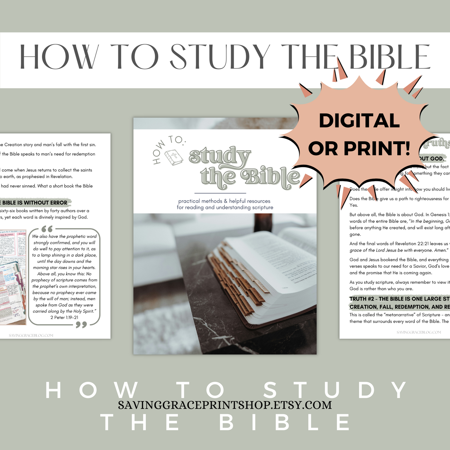 How to Study DIGITAL Resource Bundle