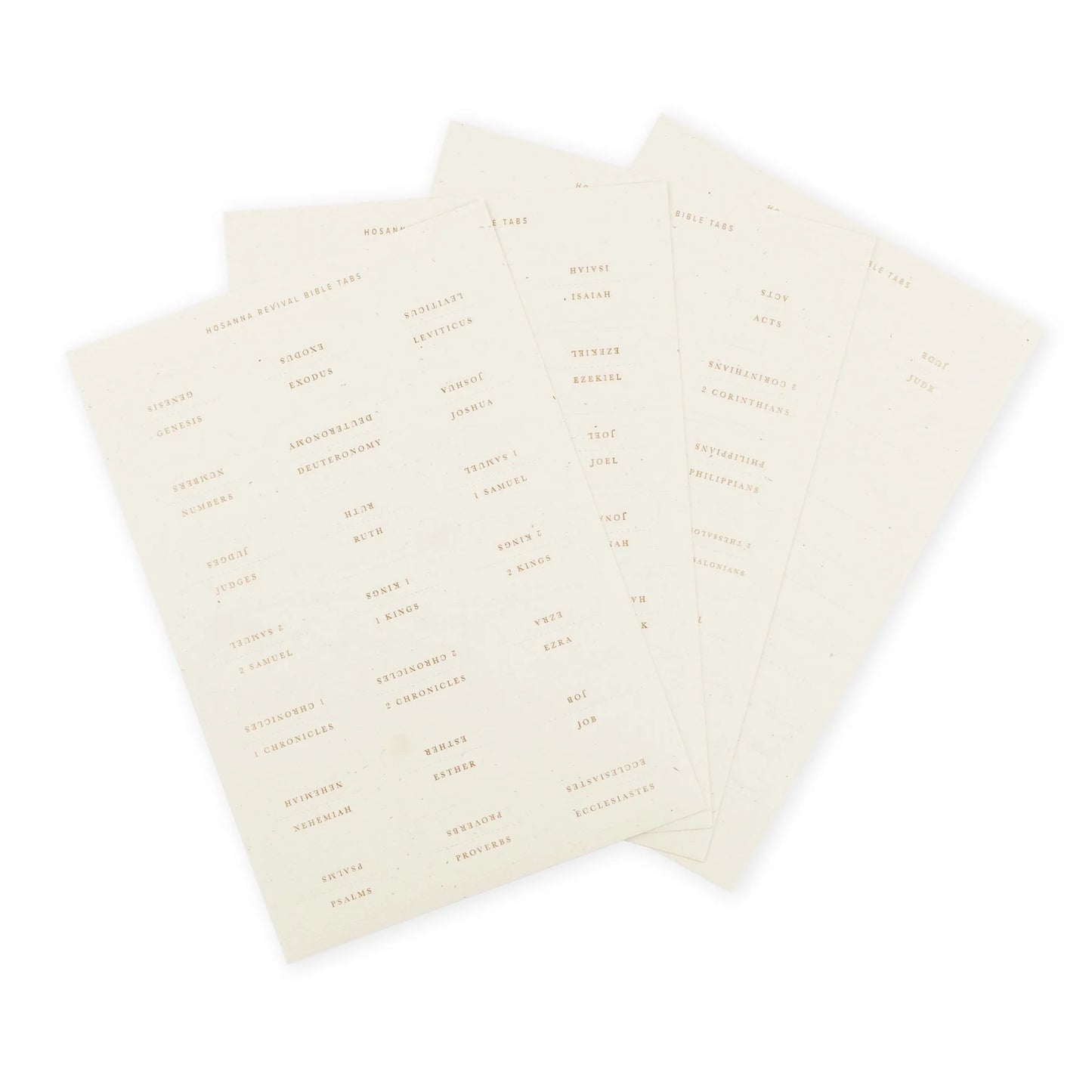Hosanna Revival Bible Tabs, Gold