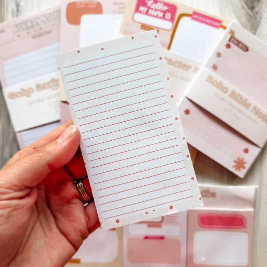 Boho Mini Margin Notes