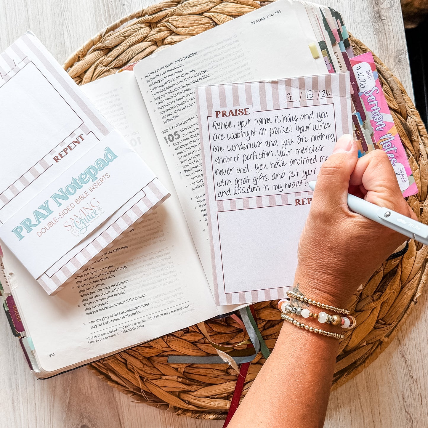 PRAY Double-Sided Prayer Notepad