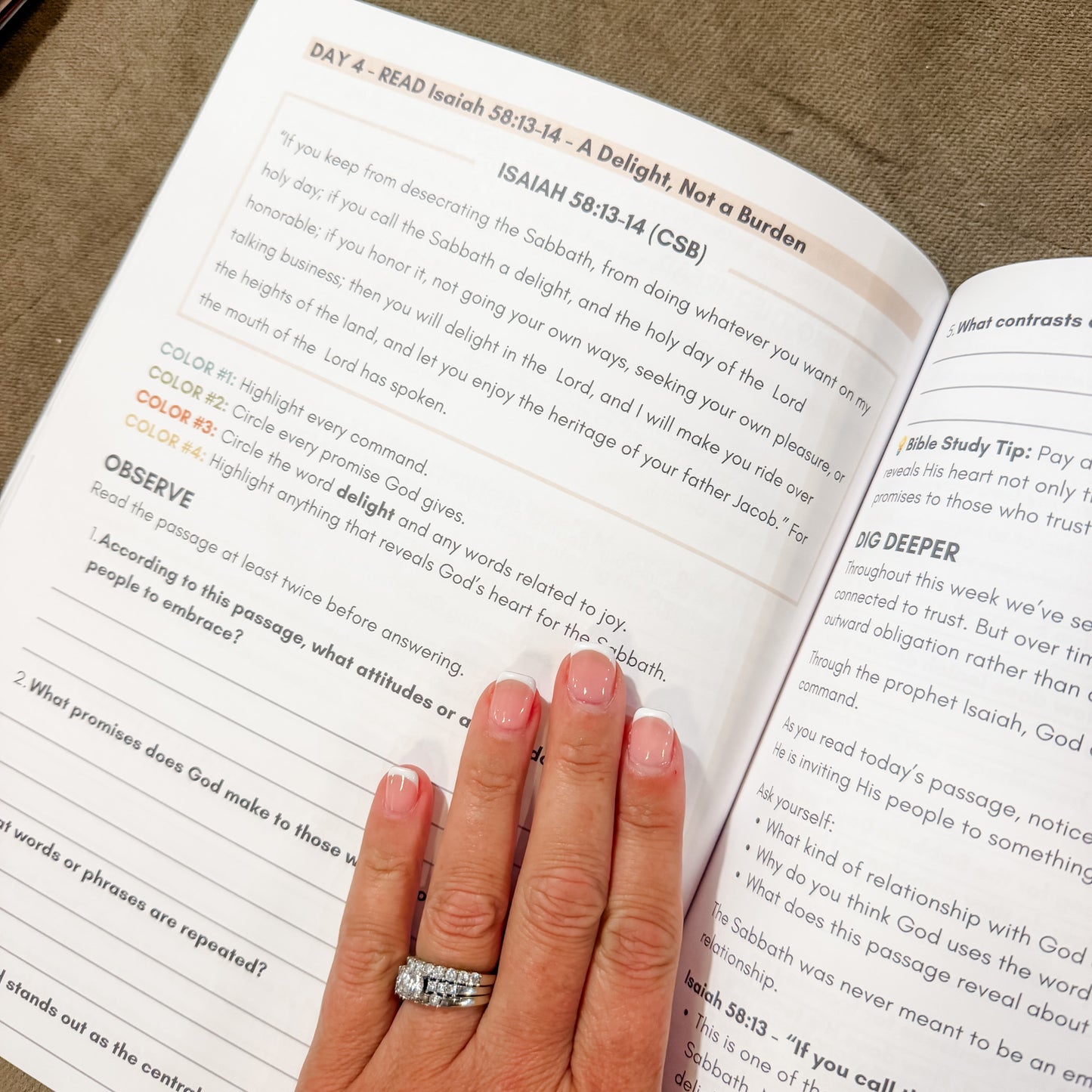 Sabbath: An Invitation to God's Rest - Bible Study Workbook