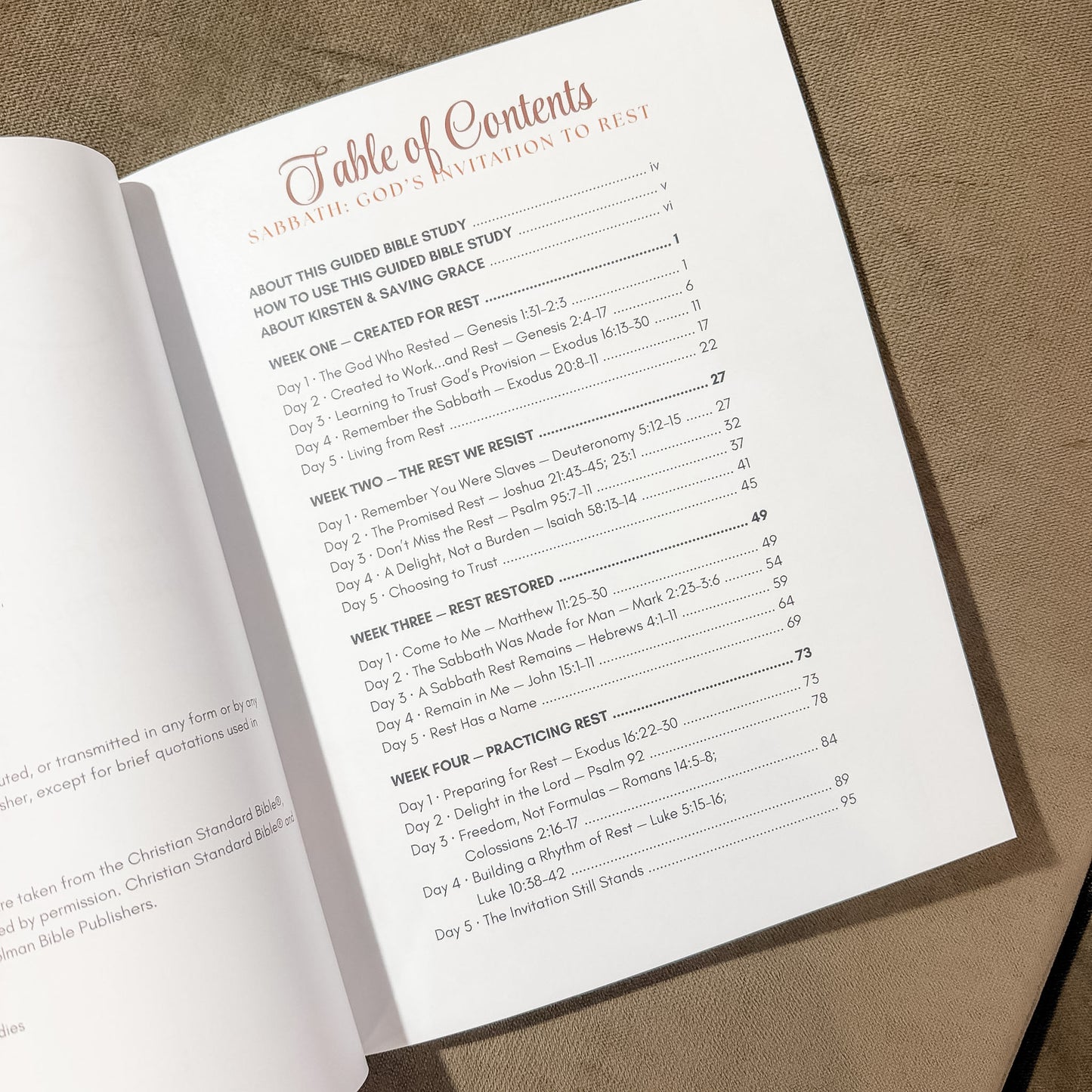 Sabbath: An Invitation to God's Rest - Bible Study Workbook