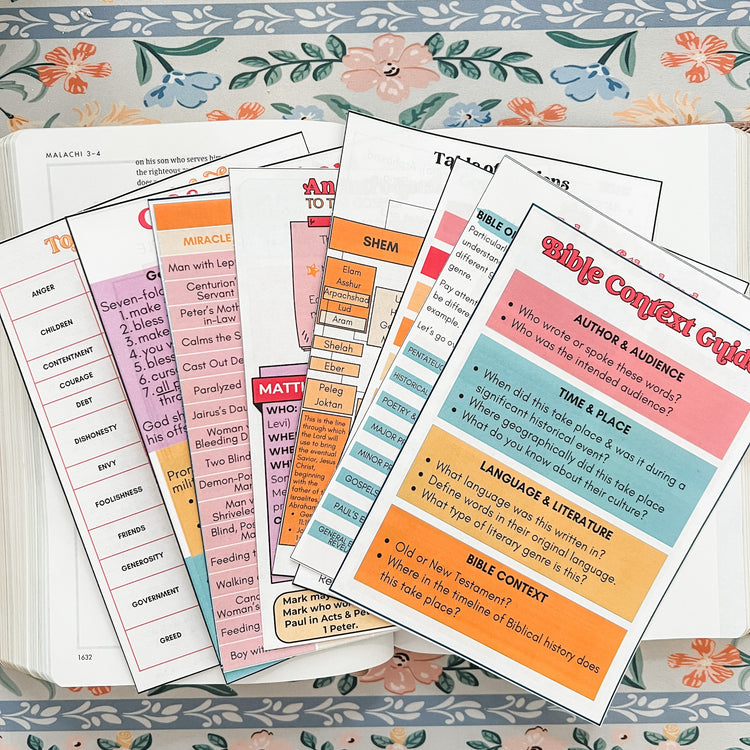 Bright Bible Inserts