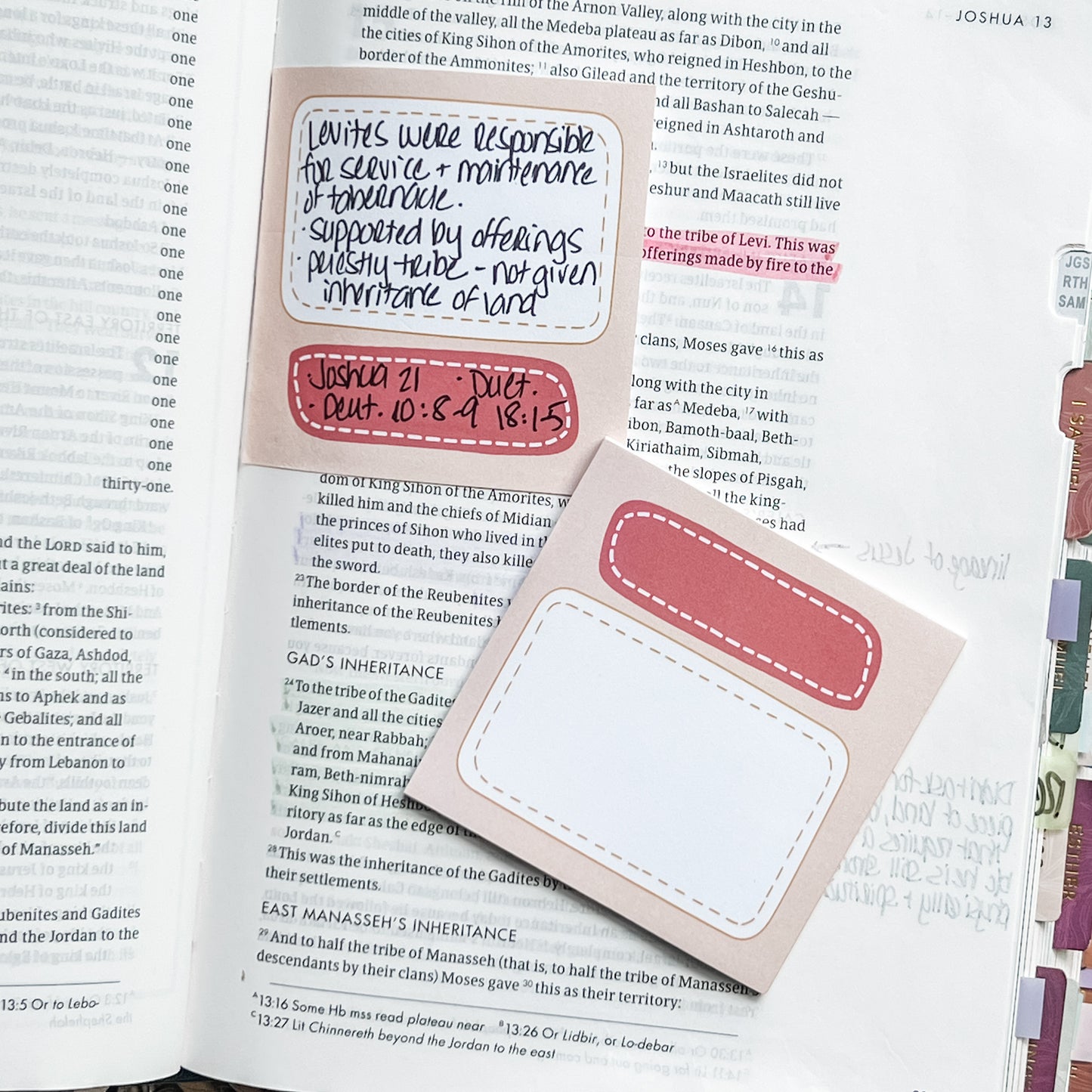 Boho Bible Study Sticky Note Set