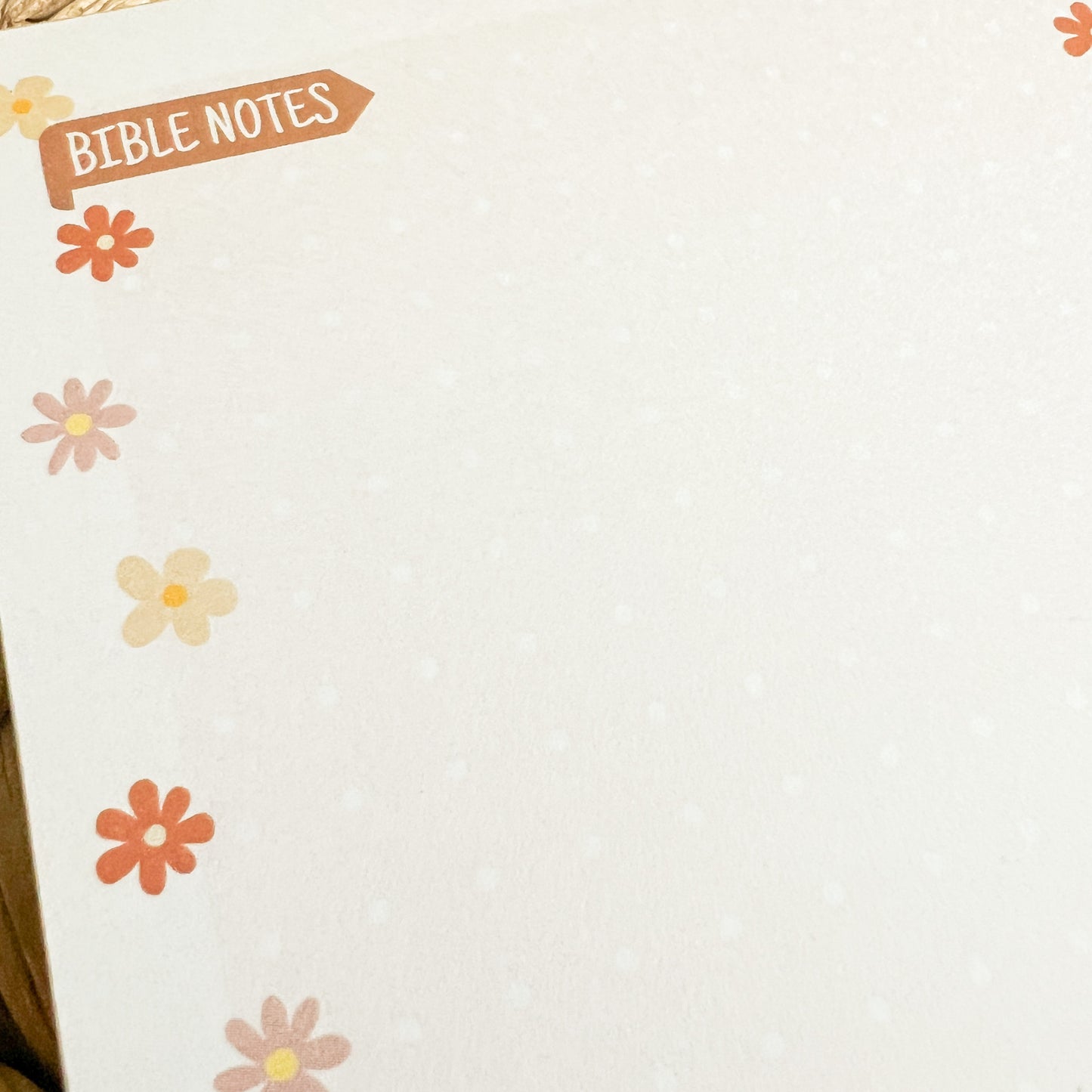 Boho Double-Sided Bible Notes