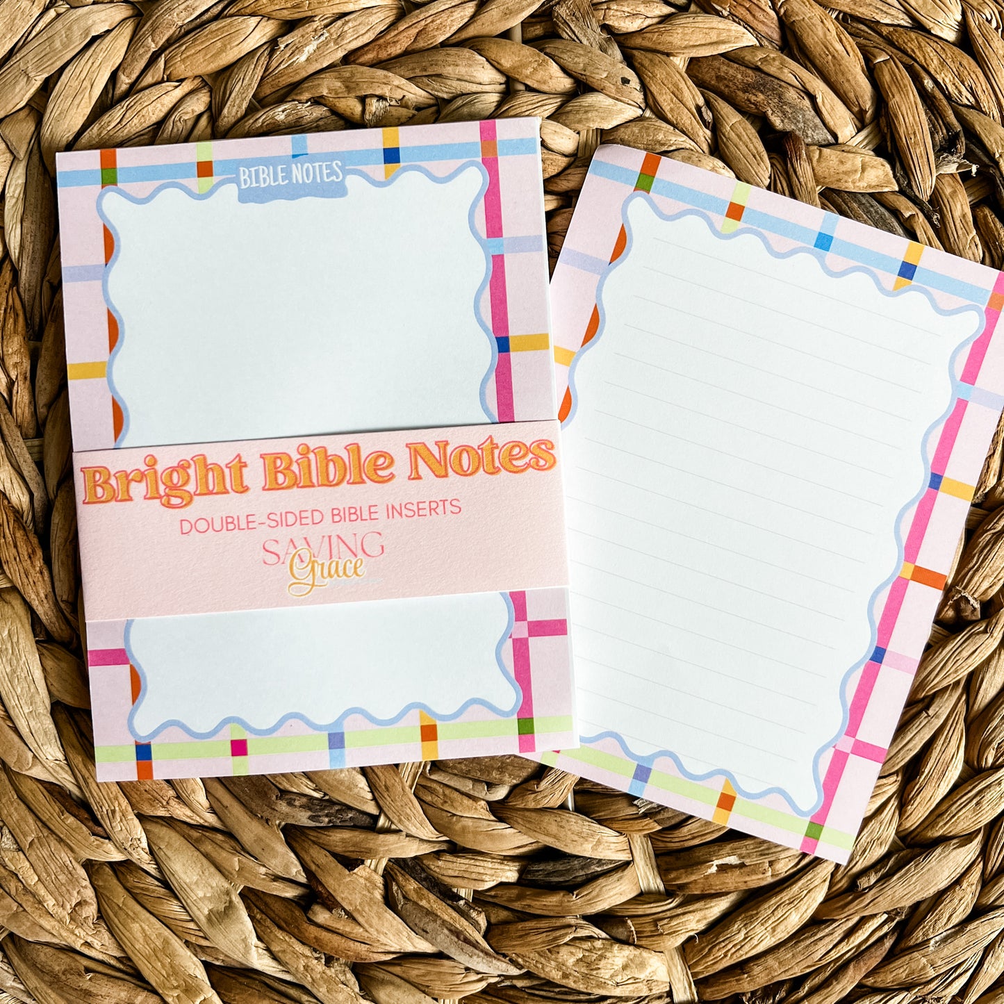 Bright Double-Sided Bible Notes