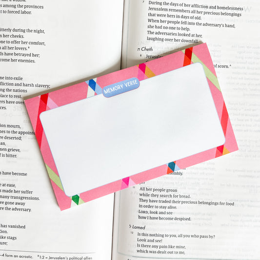 Bright Memory Verse Sticky Notes